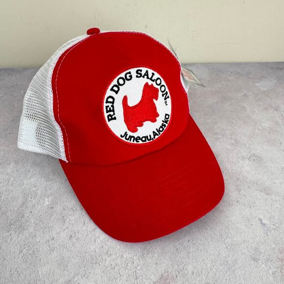 NEW Red Dog Saloon Juneau Alaska Mesh Hat Snapback Baseball Trucker Cap - Picture 1 of 8